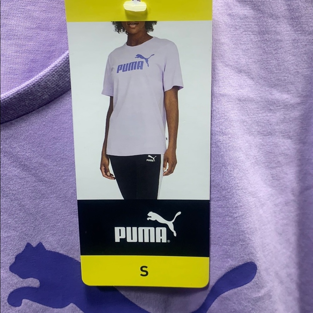New Puma Lavender Crewneck T-shirt Sz. Small - Picture 2 of 11